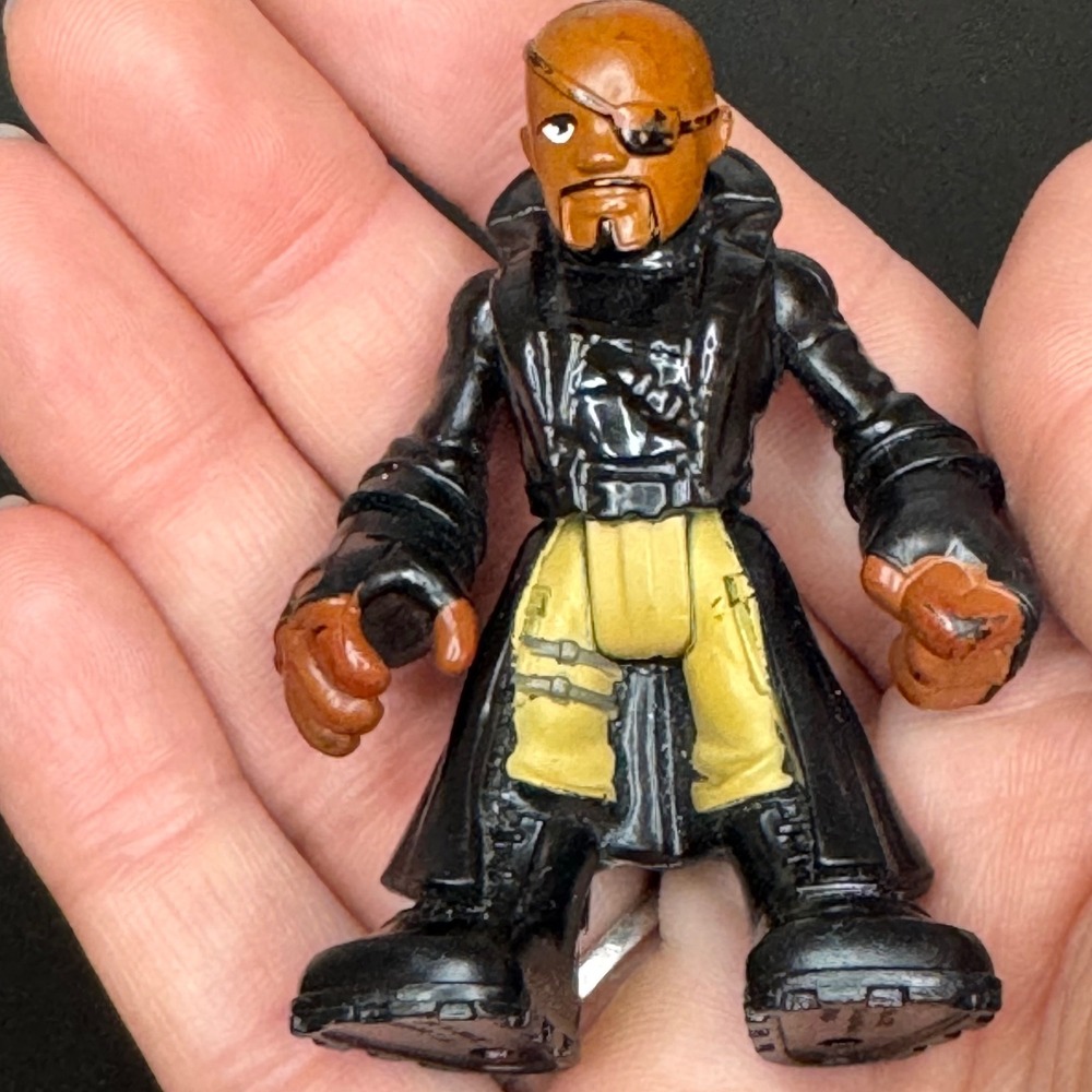 Marvel Super Hero Adventures Nick Fury Figure Toy‎ 2.5" Action Figure